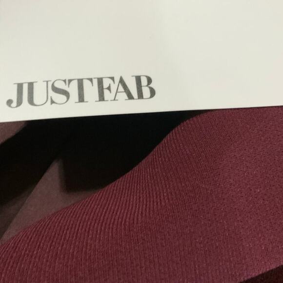 Justfab Blazer Women Medium Single Breast Notched Lapel Formal Casual Officewear - Picture 8 of 9